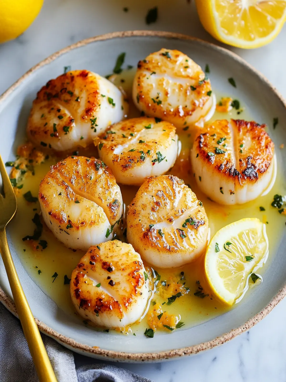 Zesty Lemon Butter Scallops Ready in Just 20 Minutes 3 Lemon Butter Scallops