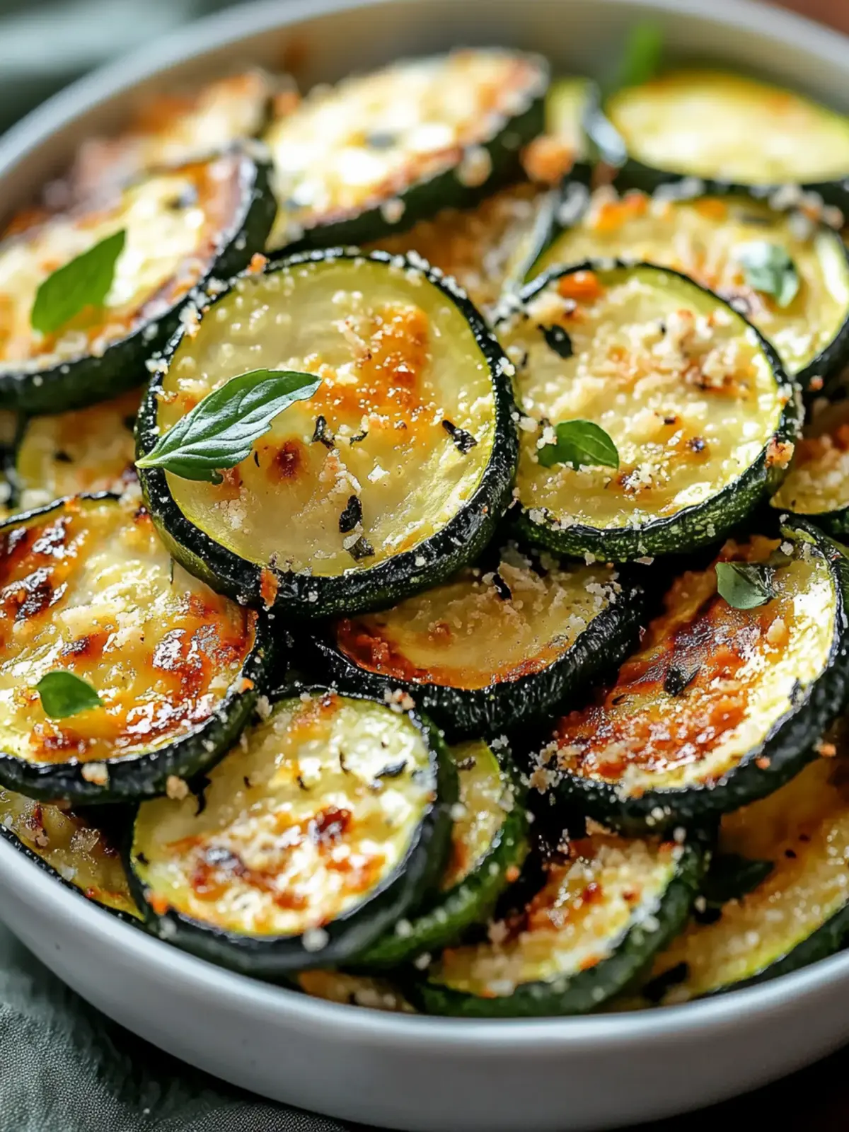 Crunchy Garlic Parmesan Roasted Zucchini You'll Love 3 Crunchy Garlic Parmesan Roasted Zucchini
