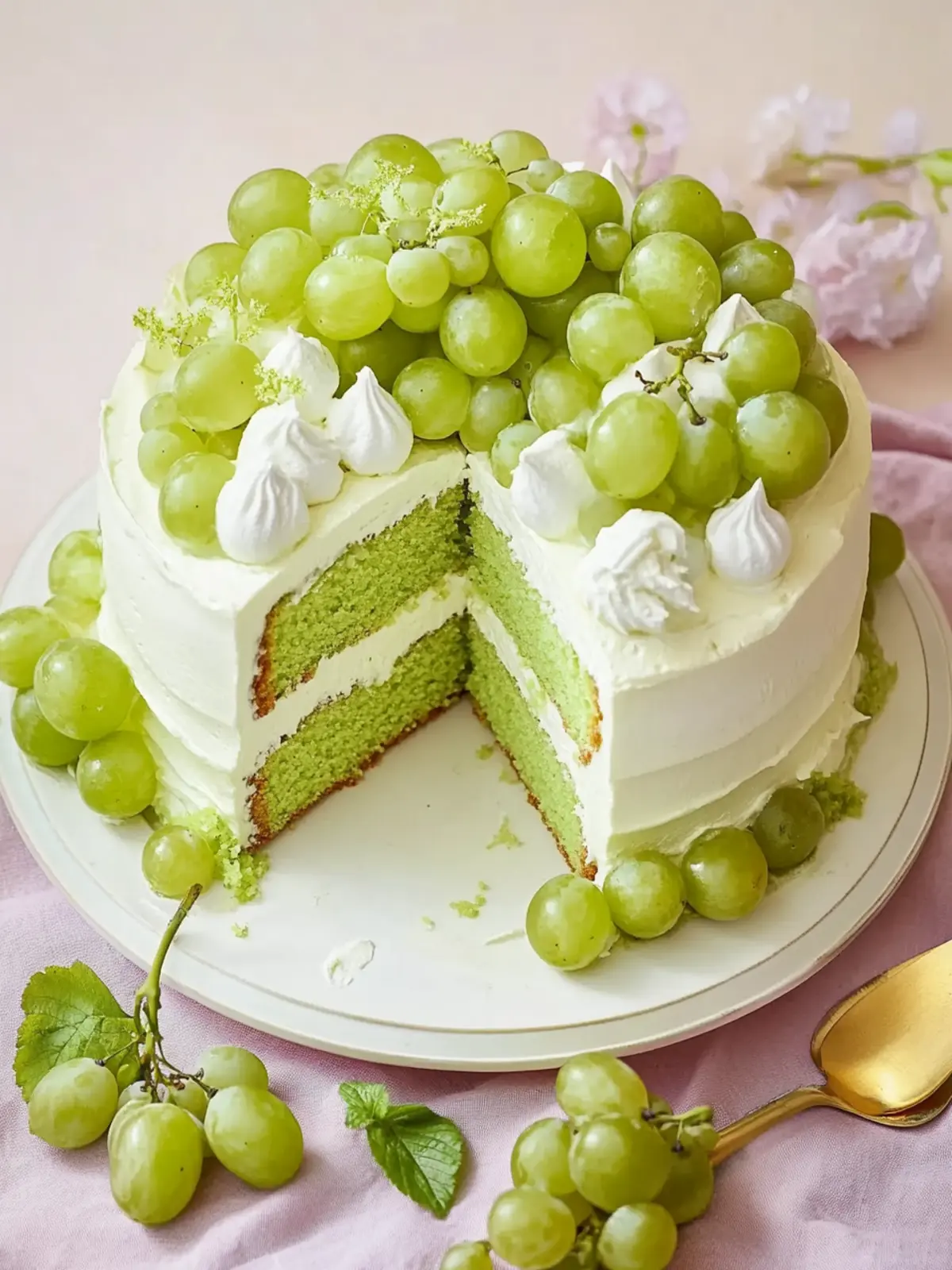 Delicious Jasmine Green Grape Cake to Impress Your Guests 4 Jasmine Green Grape Cake