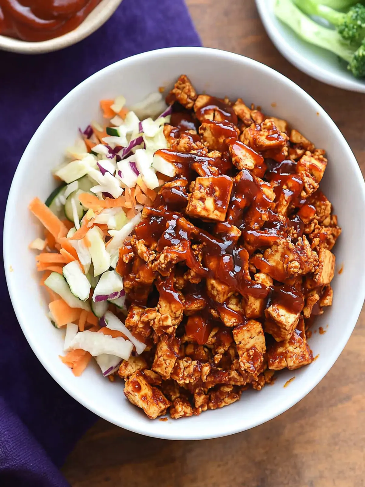 Savory Baked BBQ Shredded Tofu You’ll Crave Again and Again 2 Baked BBQ Shredded Tofu
