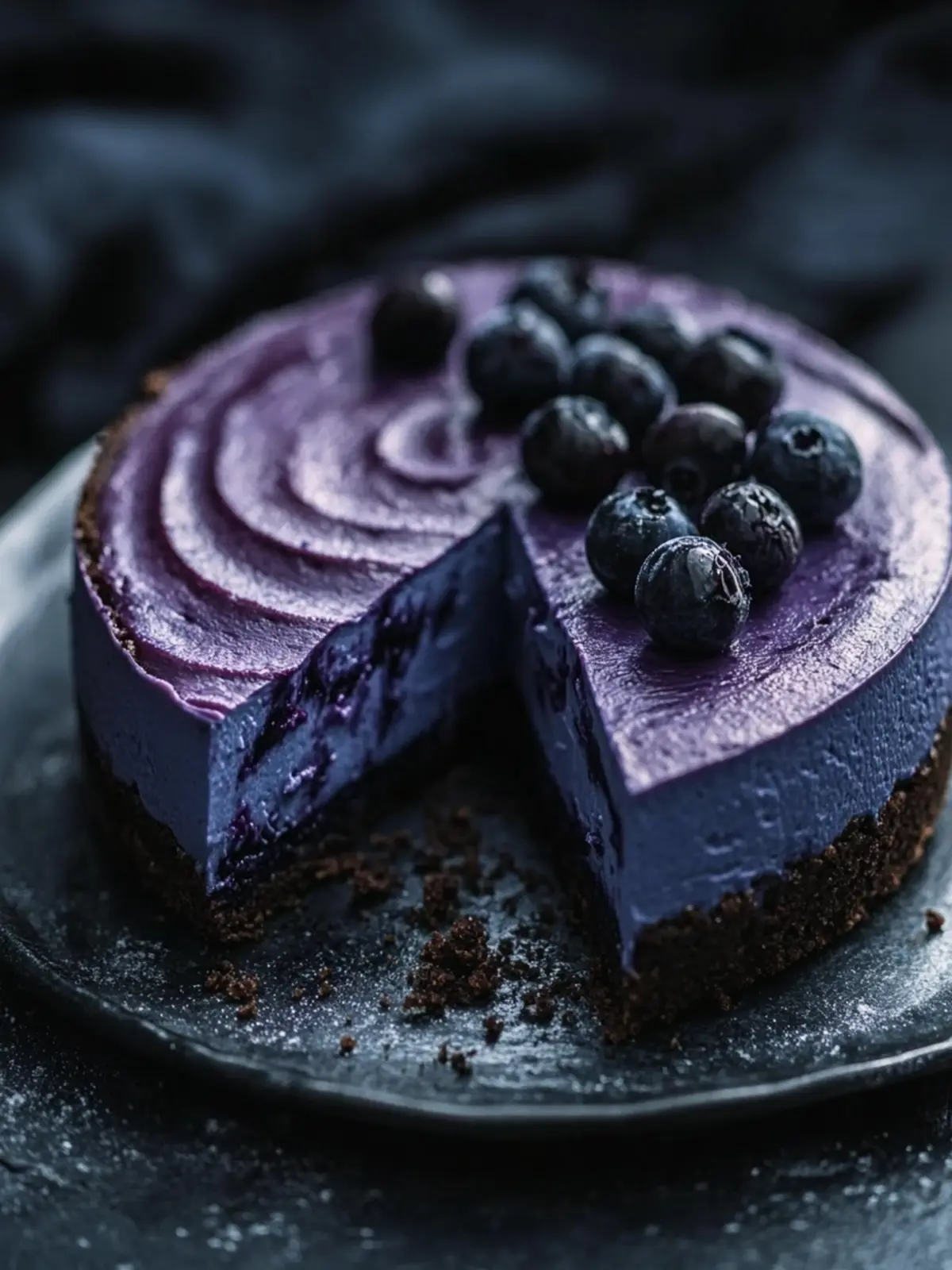 Ravenclaw Midnight Blueberry Cheesecake: Enchanting Delight 3 Ravenclaw Midnight Blueberry Cheesecake