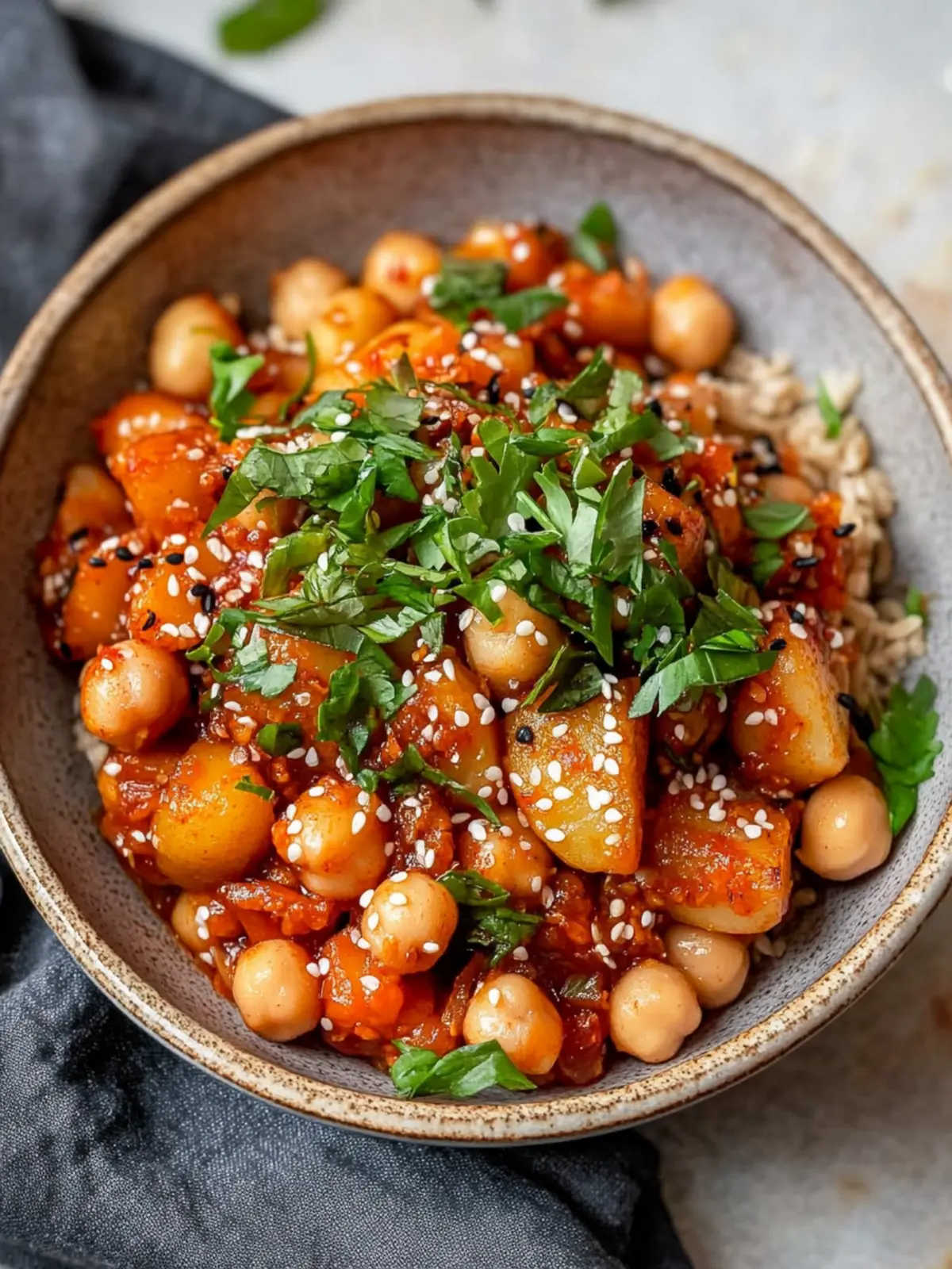 Spicy Gochujang Potatoes and Chickpeas for a Flavor Rush 2 Gochujang Potatoes and Chickpeas