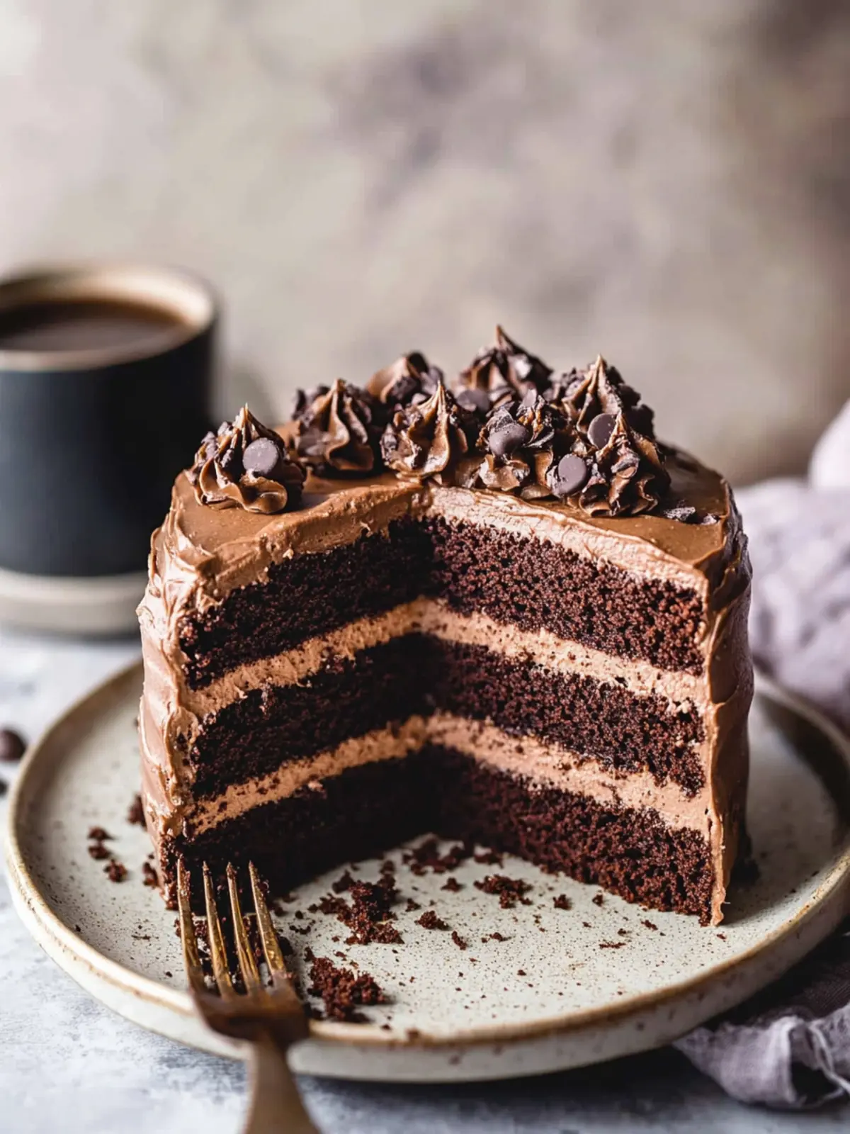 Decadent Chocolate Coffee Cake for Coffee Lovers Everywhere 4 Chocolate Coffee Cake