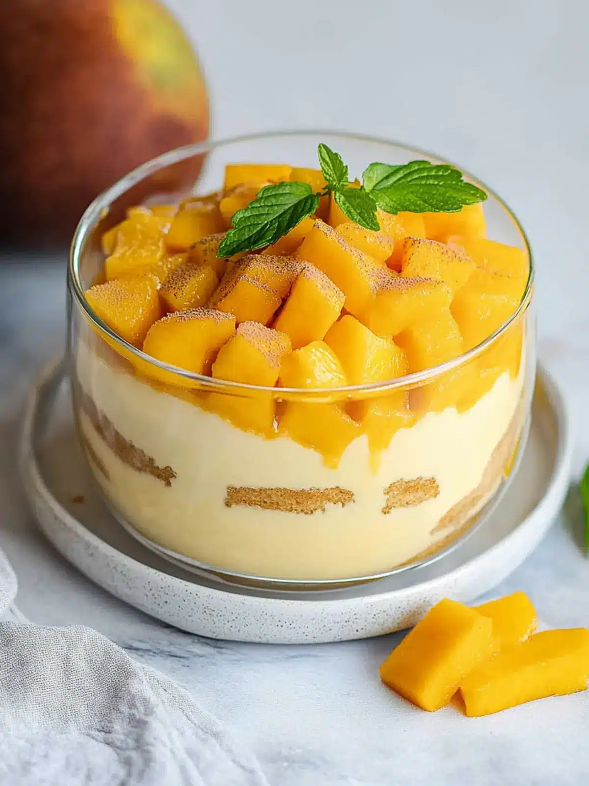 Mango Tiramisu Delight: A Tropical Twist on Tradition 2 Mango Tiramisu