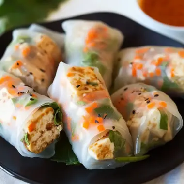 Delicious Tofu Spring Rolls for a Guilt-Free Snack Attack 9 Tofu Spring Rolls