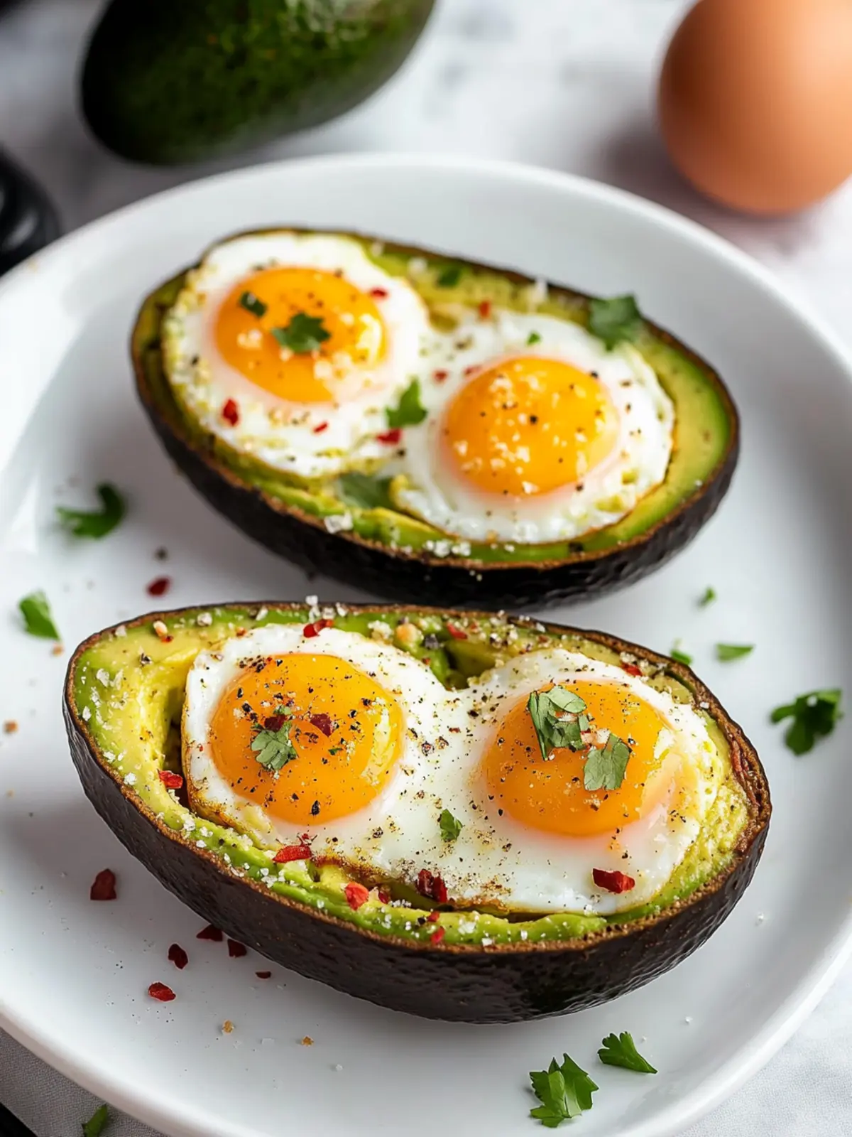 Delicious Air Fryer Avocado Eggs for a Quick Healthy Breakfast 2 Air Fryer Avocado Eggs