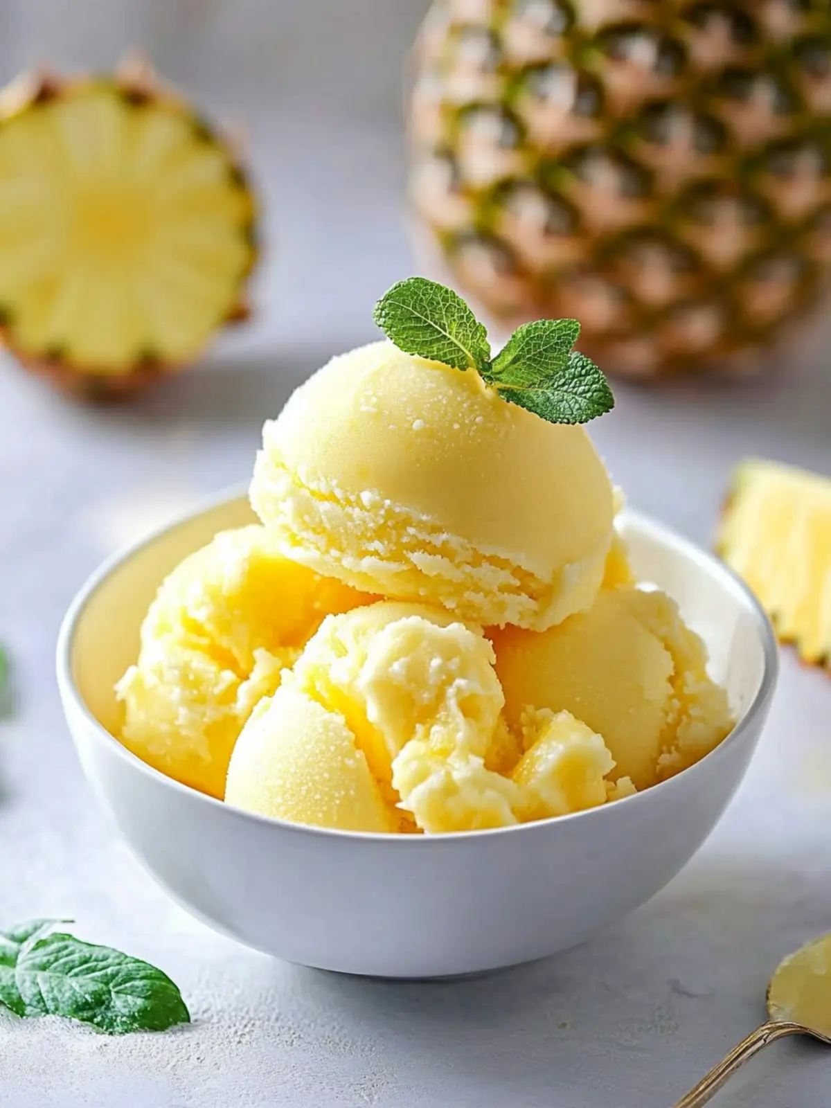 Delightful Pineapple Sorbet That'll Refresh Your Taste Buds 4 Pineapple Sorbet
