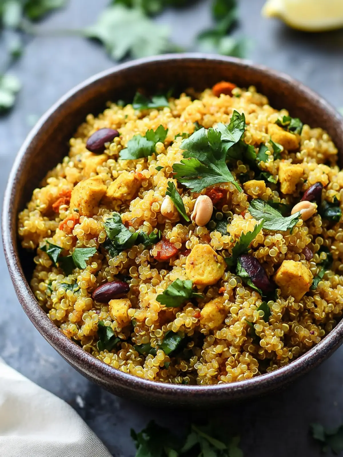 Curry Spiced Quinoa: A Flavorful Twist for Your Dinner Table 2 Curry Spiced Quinoa