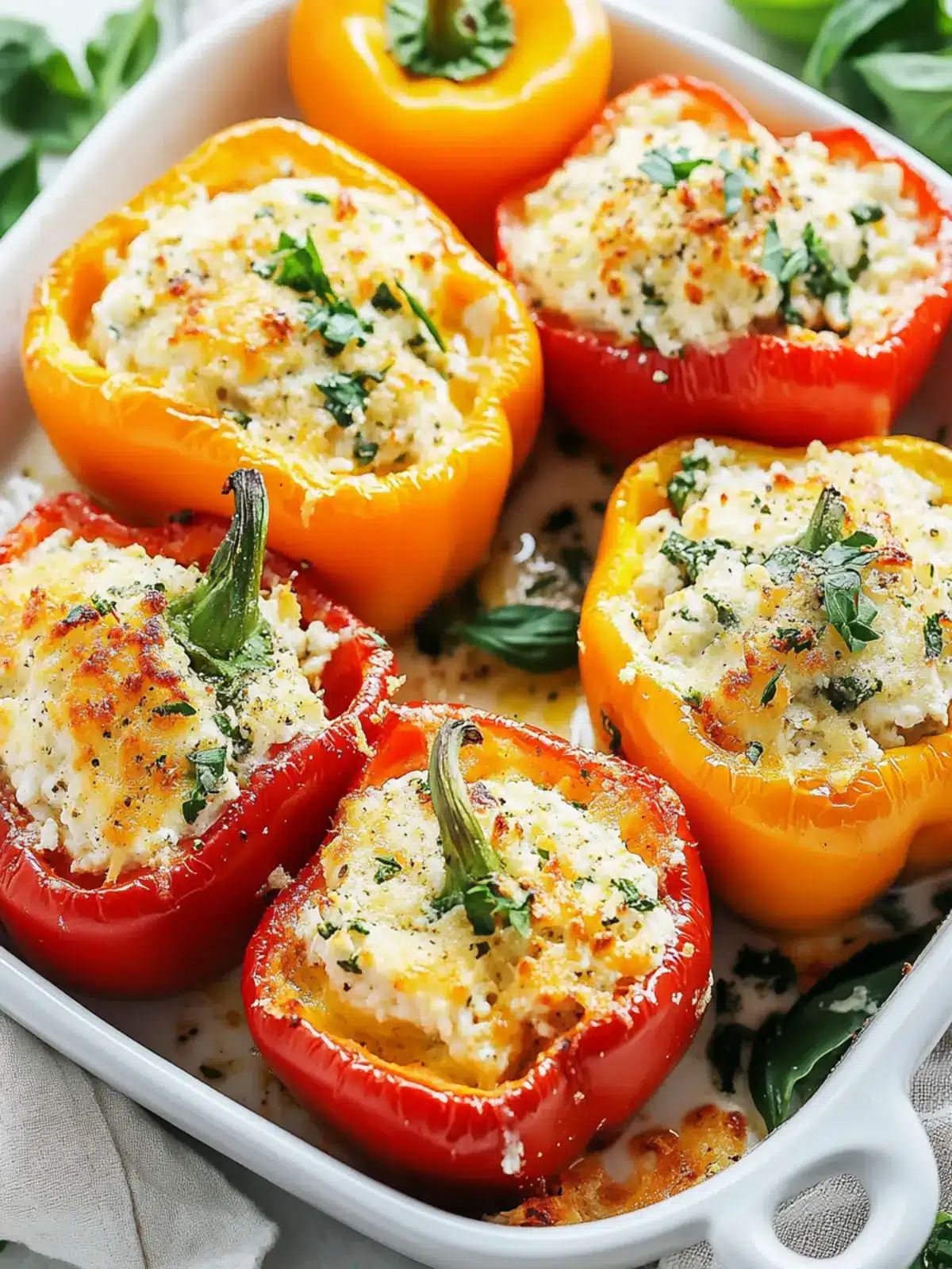 Tuscan Ricotta Stuffed Peppers to Delight Your Taste Buds 3 Tuscan Ricotta Stuffed Peppers