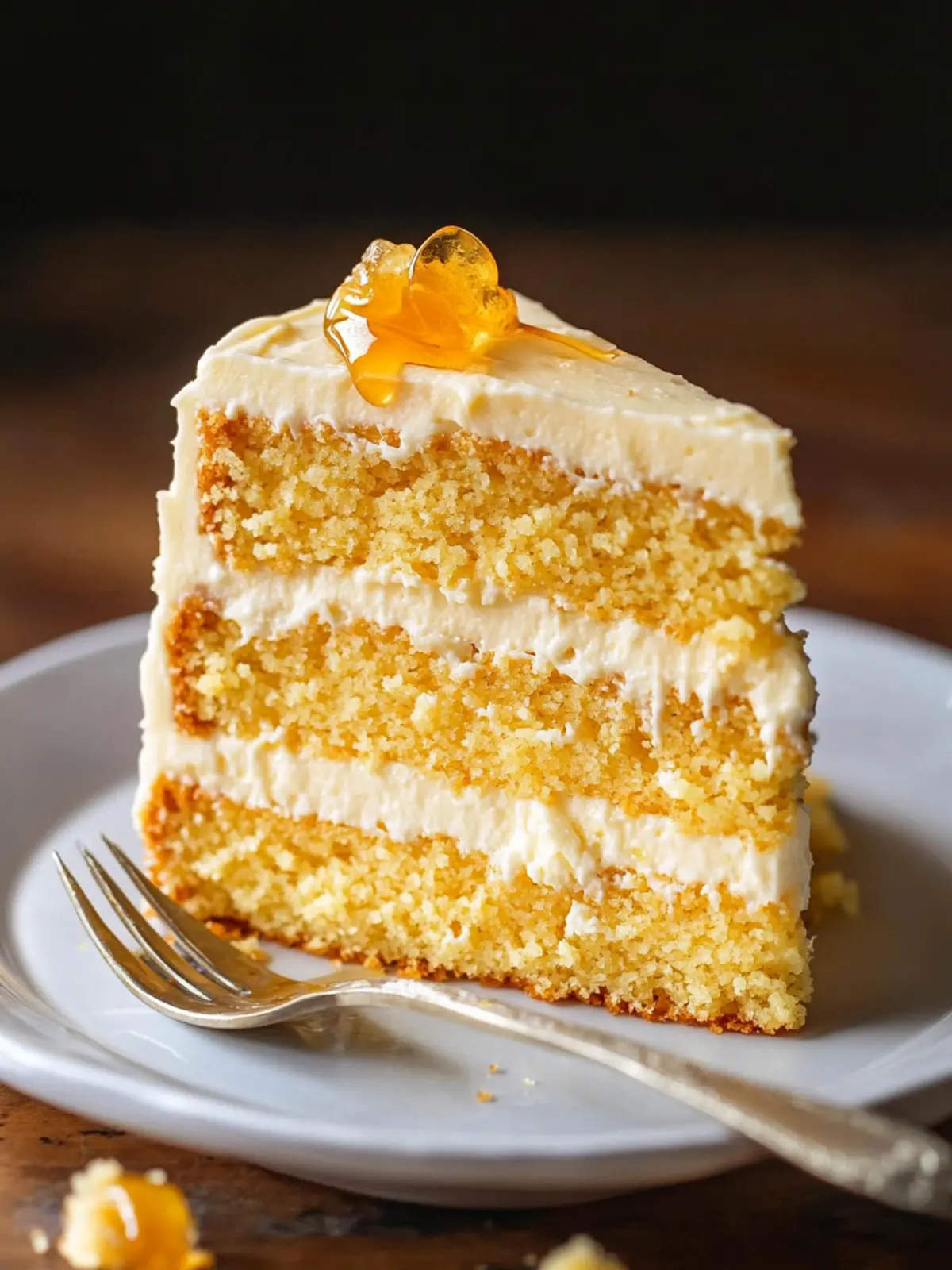Irresistible Layered Cornbread Cake with Honey Butter Frosting 3 Layered Cornbread Cake with Whipped Honey Butter Frosting