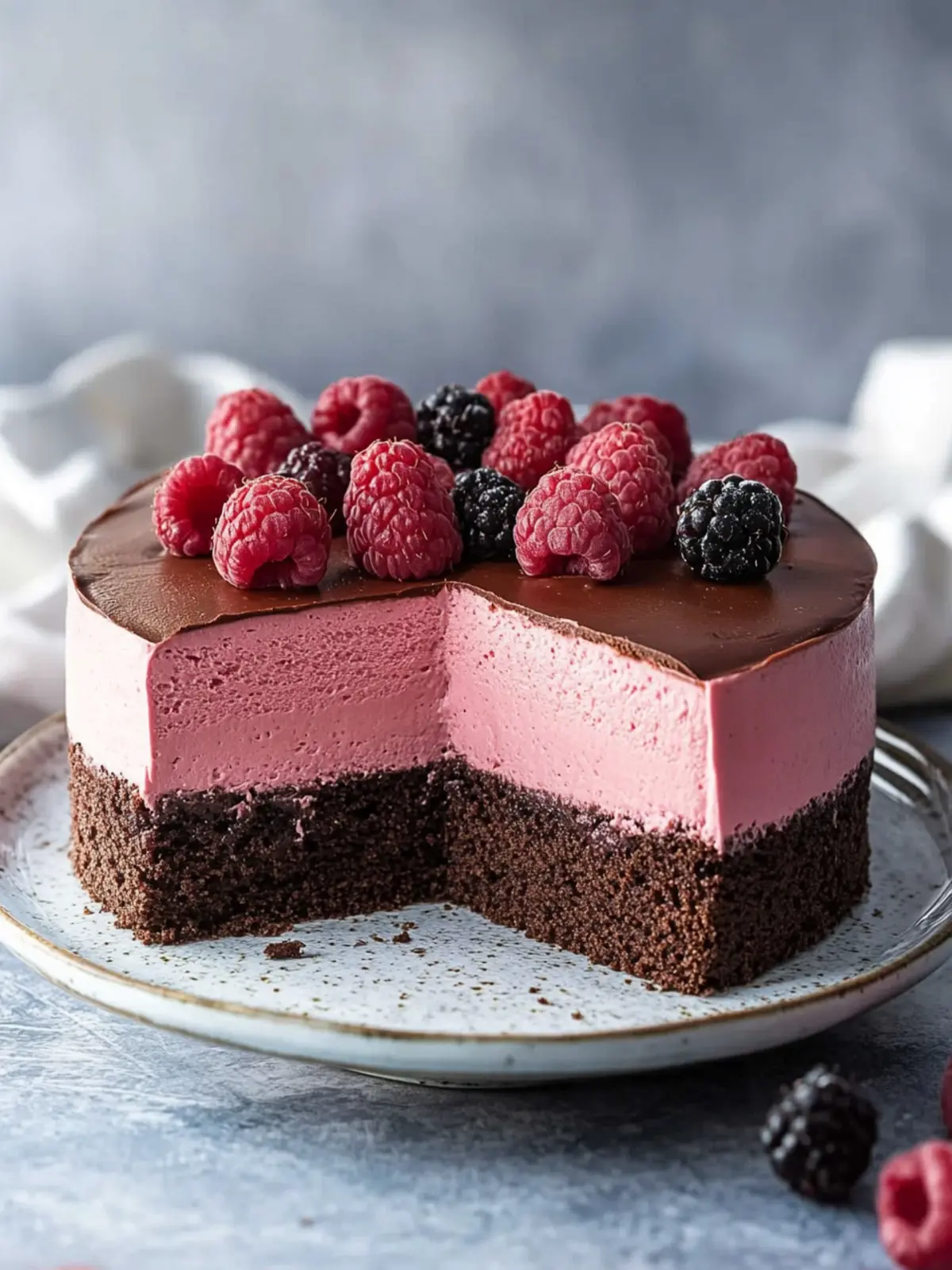 Irresistible Chocolate Raspberry Mousse Cake You'll Adore 3 Chocolate Raspberry Mousse Cake