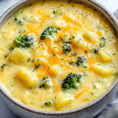 Creamy Broccoli Potato Cheese Soup That Warms the Soul 10 Broccoli Potato Cheese Soup