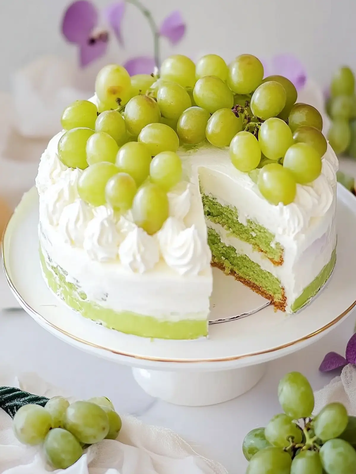 Delicious Jasmine Green Grape Cake to Impress Your Guests 3 Jasmine Green Grape Cake
