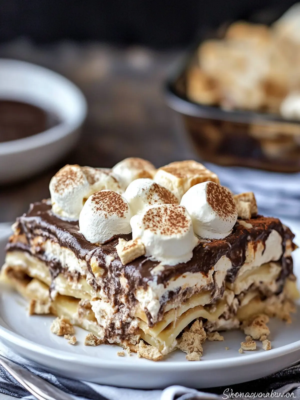 Decadent S’mores Lasagna: Your New Favorite Dessert Surprise 2 S’mores Lasagna