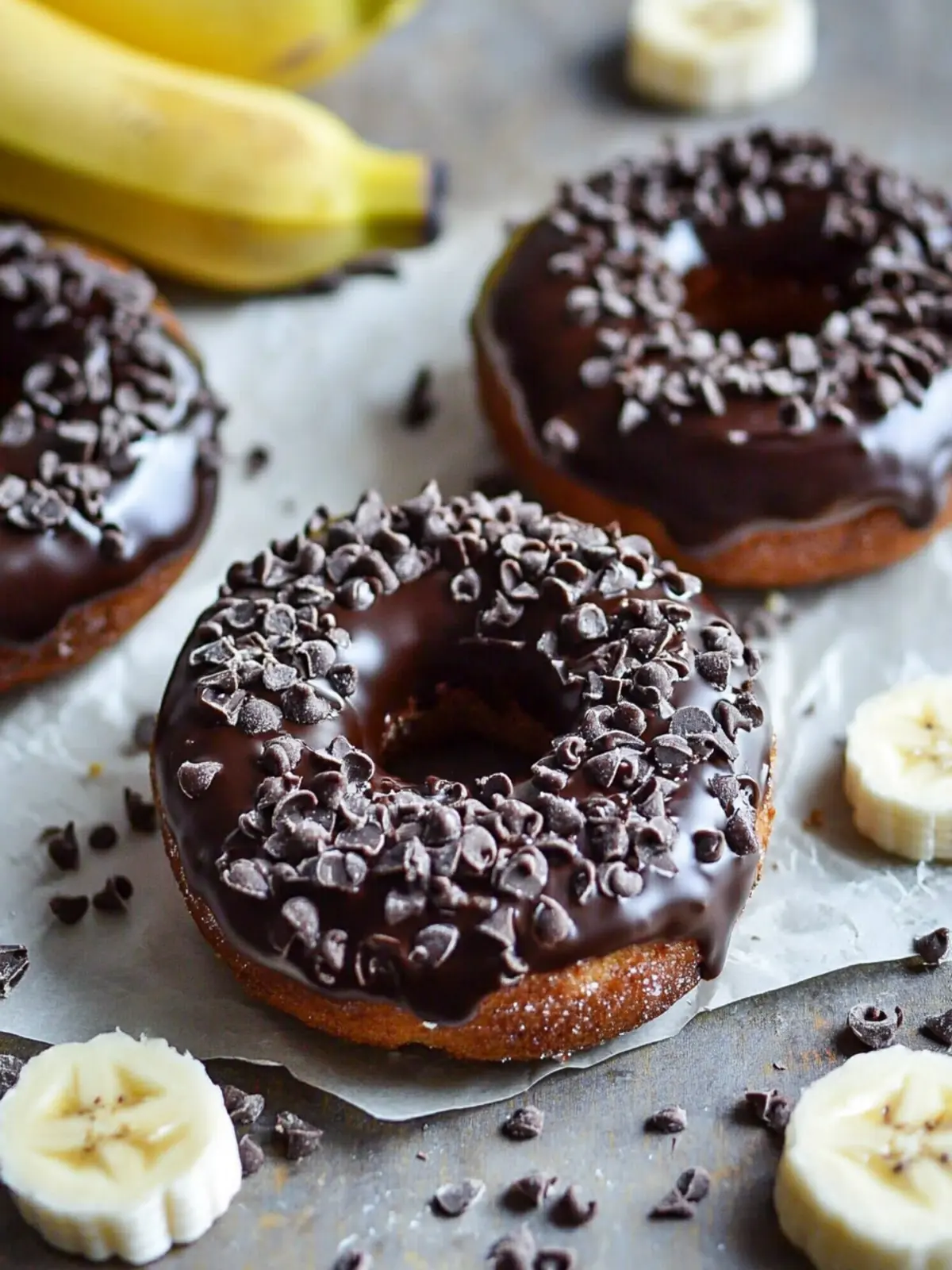 Chocolate Banana Bread Donuts That Will Brighten Your Day 5 Chocolate Banana Bread Donuts