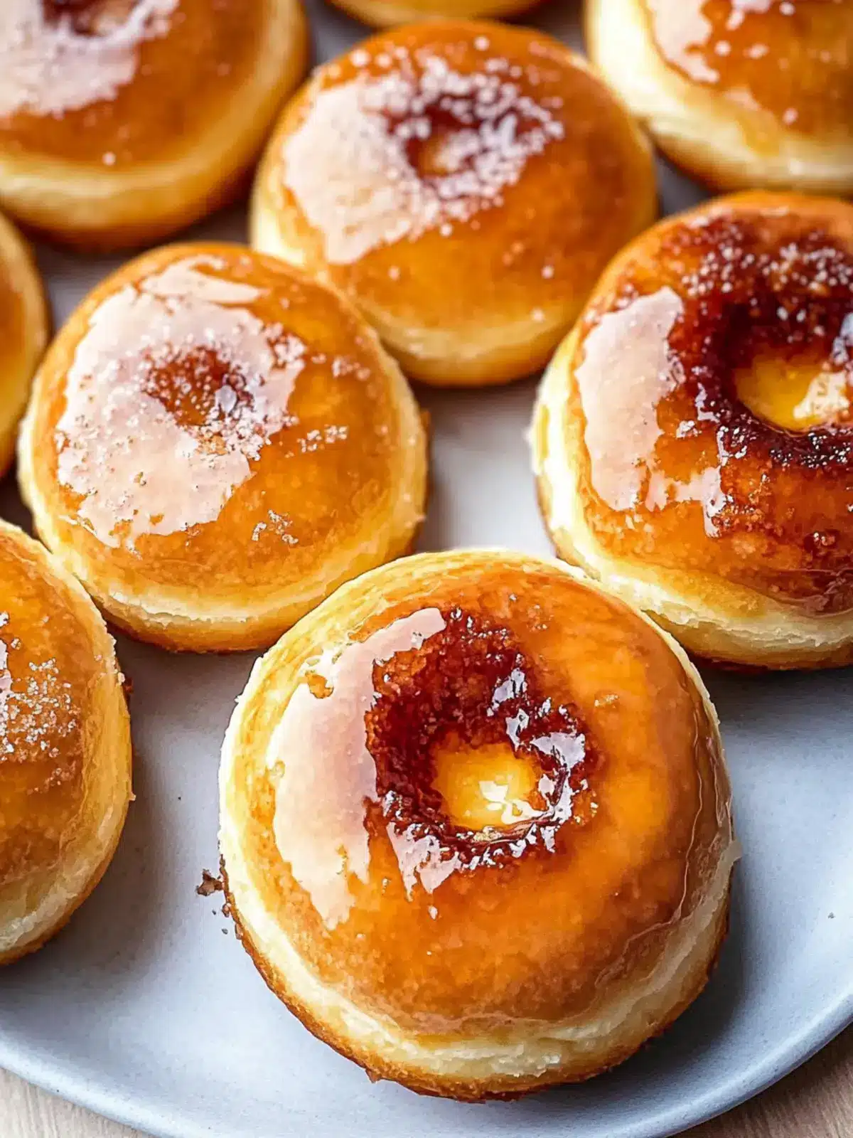 Indulge in Baked Crème Brûlée Donuts for Sweet Bliss 4 Baked Crème Brûlée Donuts