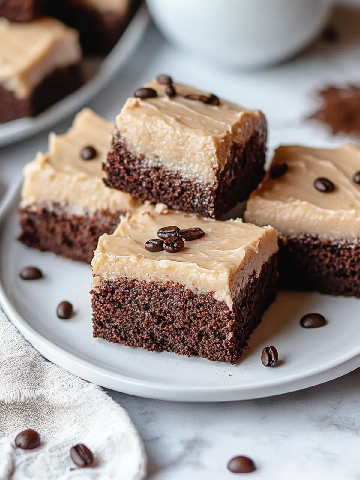 Indulge in Frosted Coffee Brownies Made Easy at Home 4 Frosted Coffee Brownies
