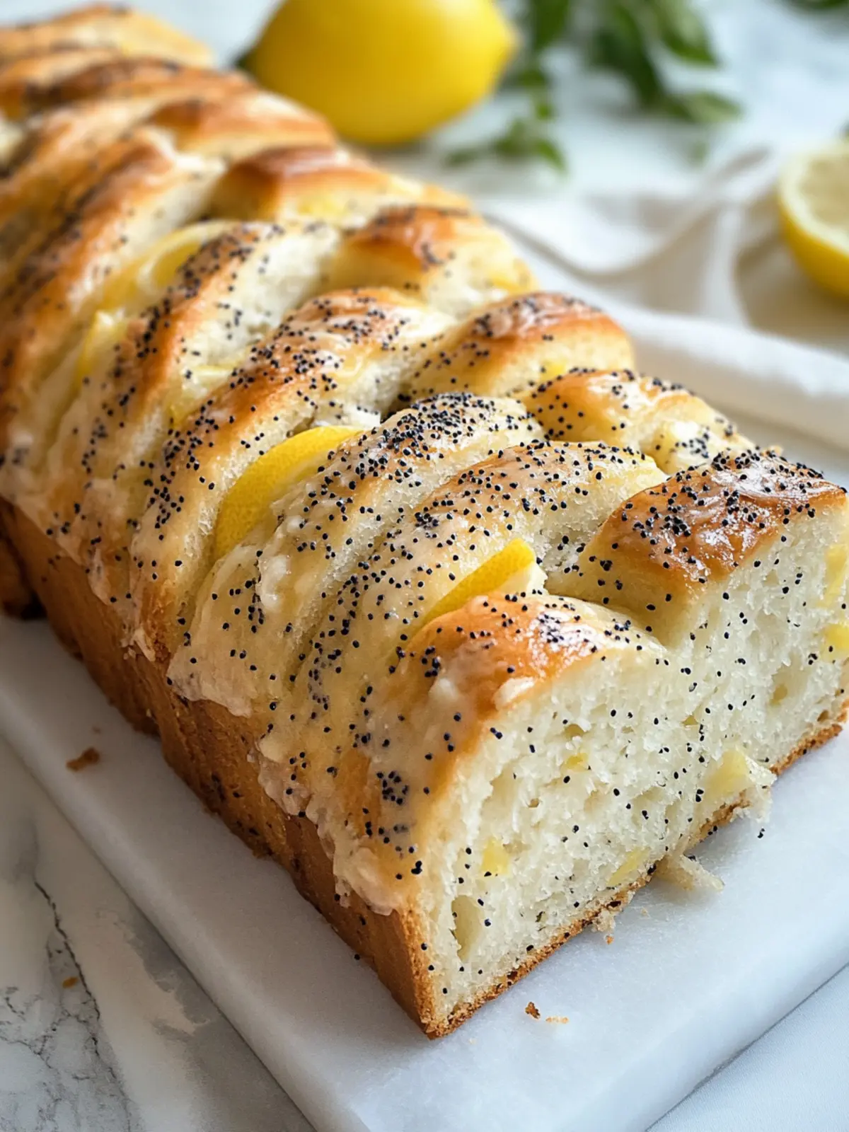 Lemon Poppy Seed Pull-Apart Bread for Happy Mornings 2 Lemon Poppy Seed Pull-Apart Bread