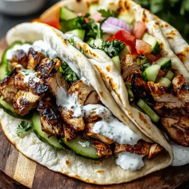 Irresistible Chicken Shawarma with Garlic Sauce in 90 Minutes 9 Chicken Shawarma with Garlic Sauce