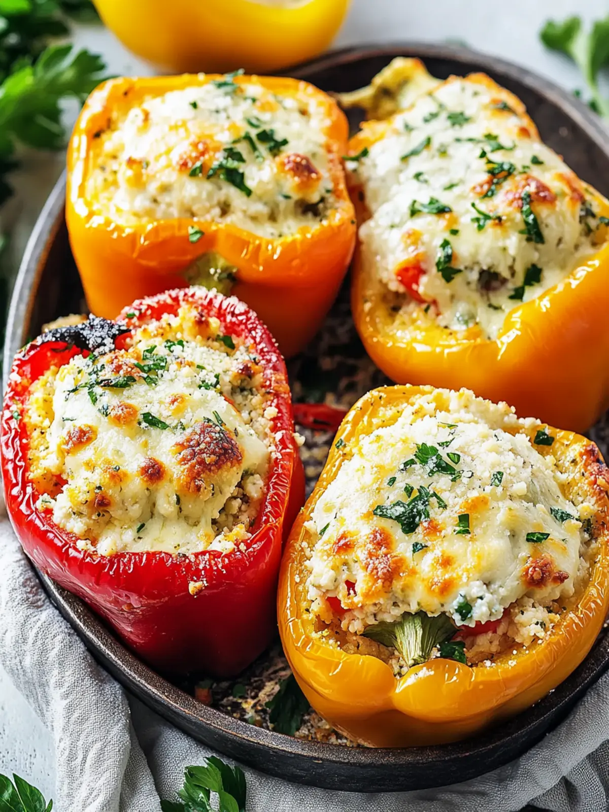 Tuscan Ricotta Stuffed Peppers to Delight Your Taste Buds 2 Tuscan Ricotta Stuffed Peppers
