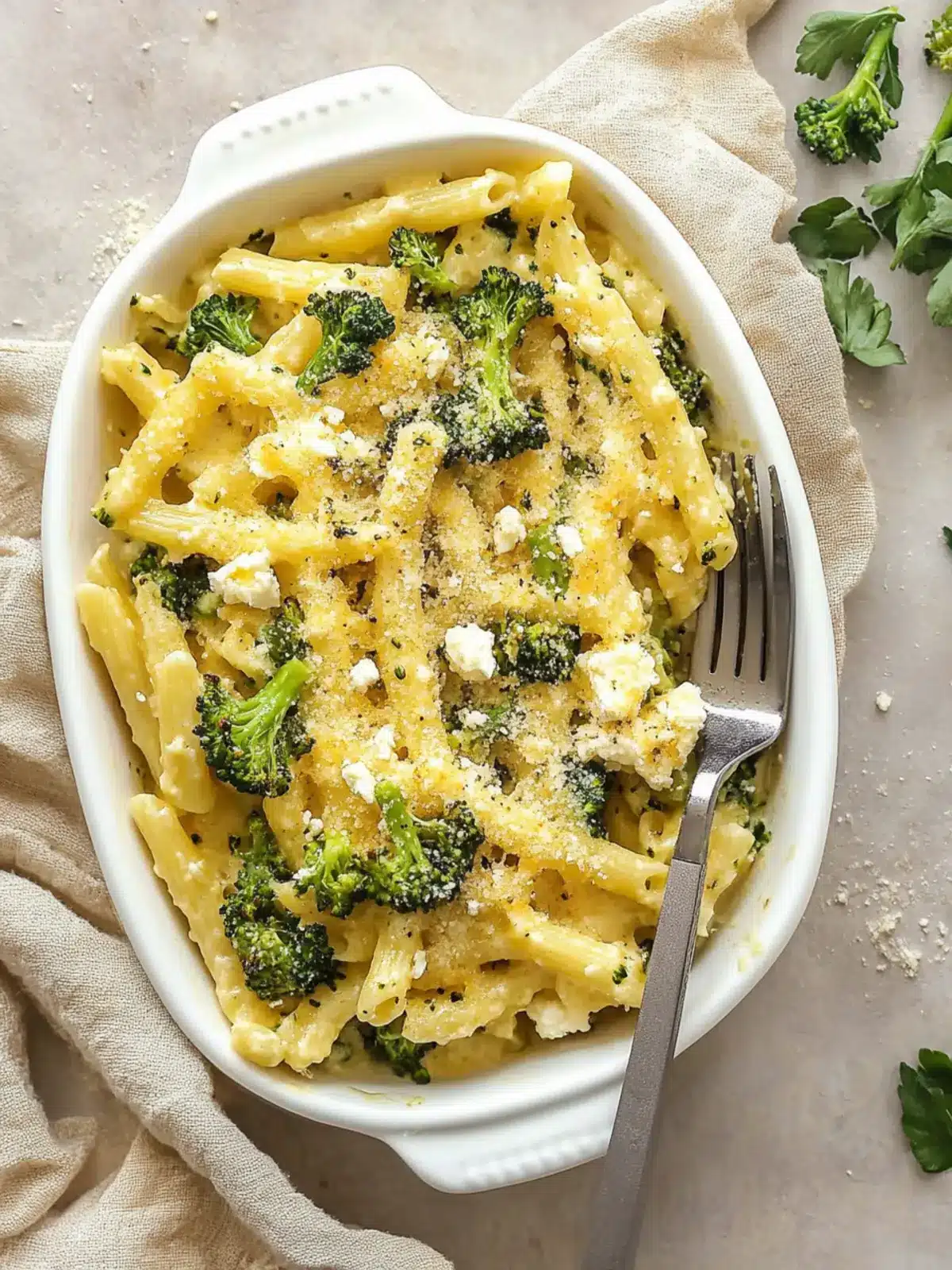 Baked Feta and Broccoli Pasta for Your Cozy Dinner Nights 5 Baked Feta and Broccoli Pasta