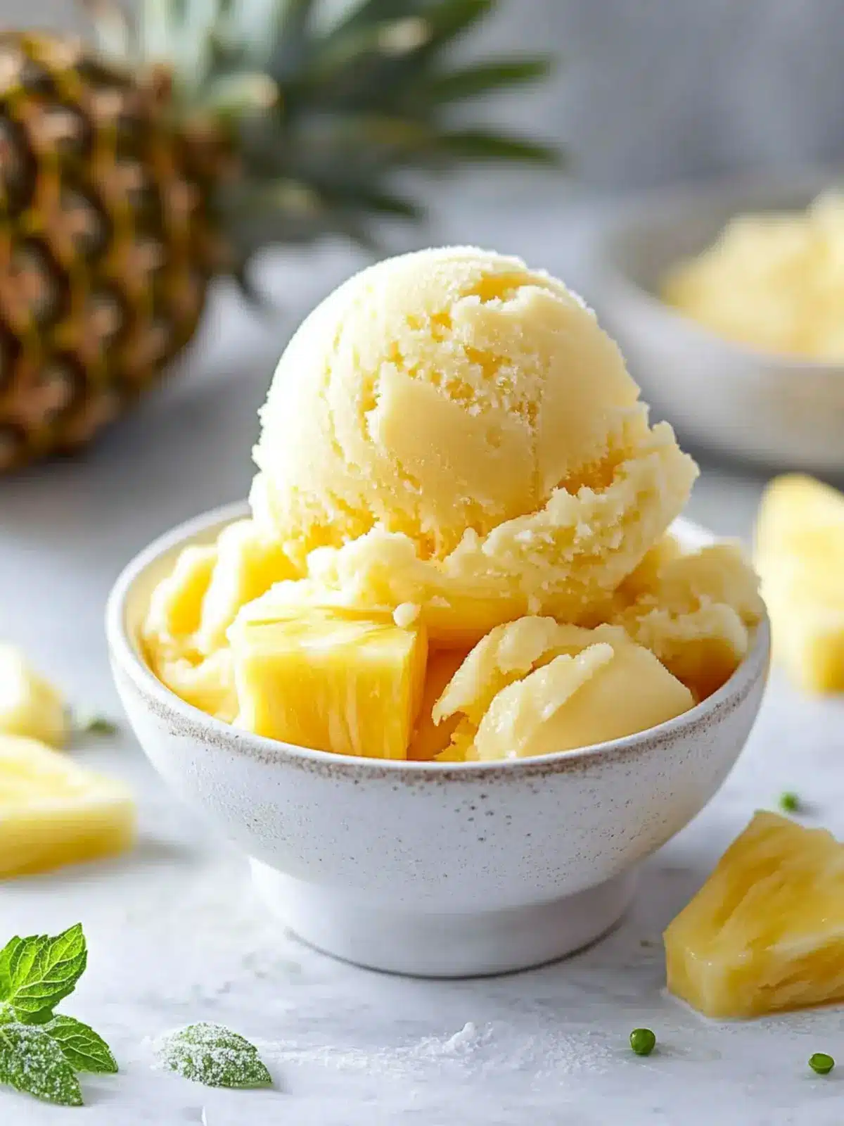 Delightful Pineapple Sorbet That'll Refresh Your Taste Buds 2 Pineapple Sorbet
