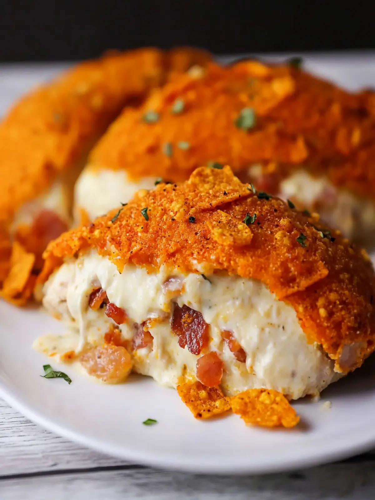 Savor Cream Cheese and Bacon Stuffed Doritos Chicken Bliss 2 Cream Cheese and Bacon Stuffed Doritos Chicken