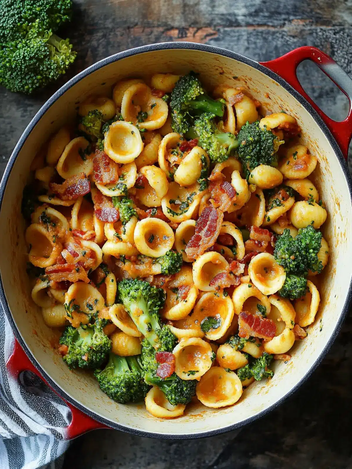Savor Spicy Bacon Broccoli Orecchiette in Just 25 Minutes 4 Spicy Bacon Broccoli Orecchiette