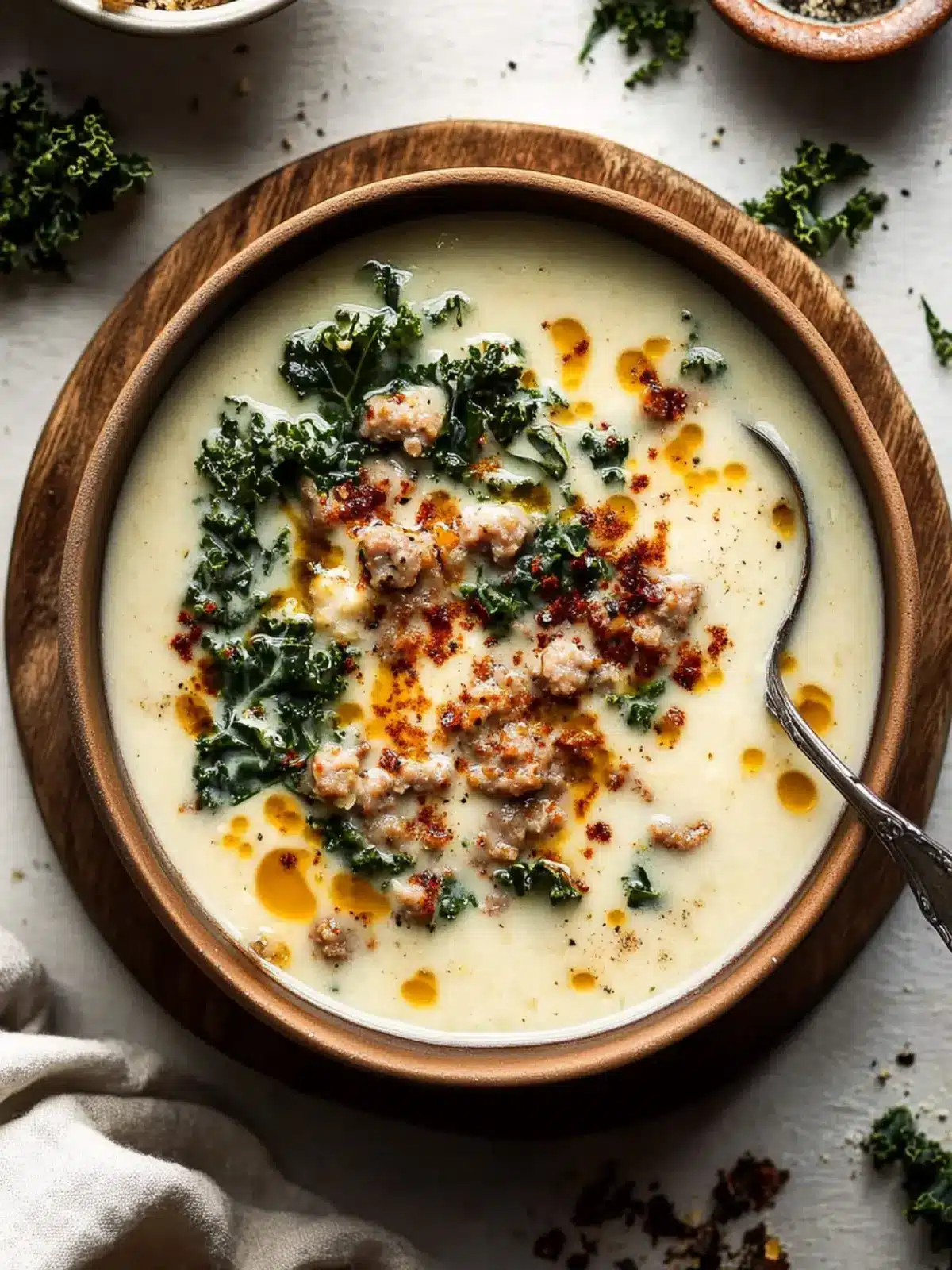 Savory Cauliflower Sausage Kale Soup for Cozy Nights 3 Cauliflower Sausage Kale Soup