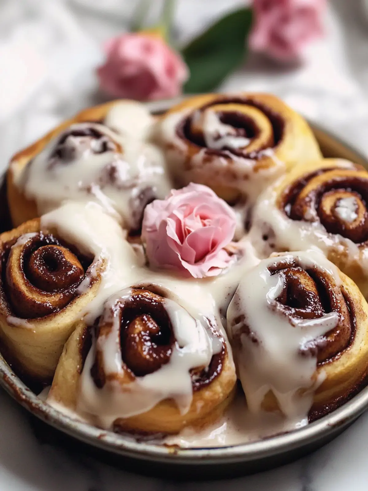 Irresistible Neapolitan Cinnamon Rolls with Strawberry Bliss 4 Neapolitan Cinnamon Rolls