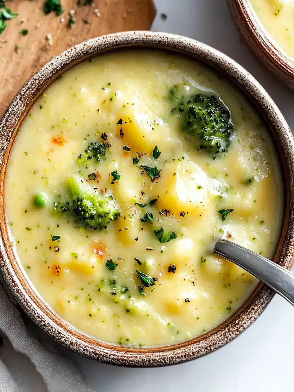 Creamy Broccoli Potato Cheese Soup That Warms the Soul 3 Broccoli Potato Cheese Soup
