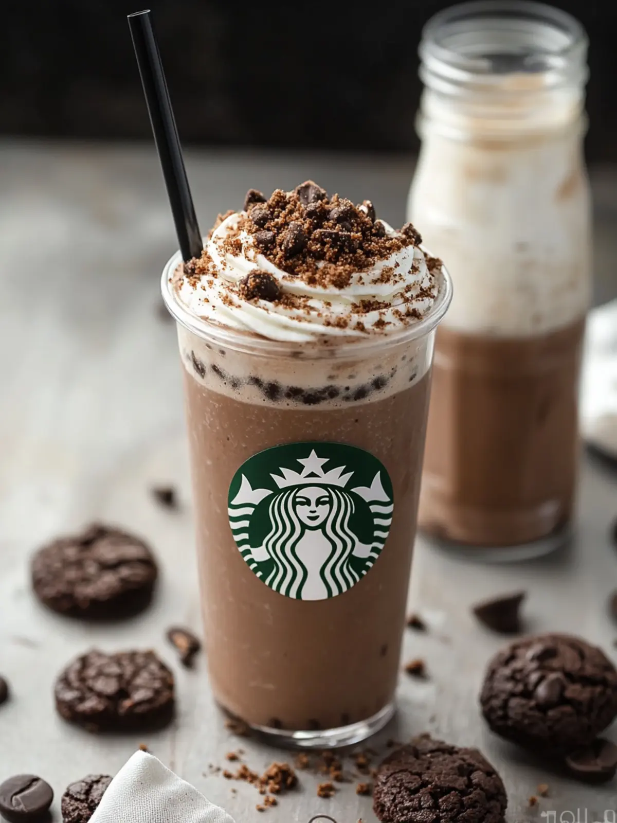 Indulge in Mocha Cookie Crumble Frappuccino Bliss at Home 5 Mocha Cookie Crumble Frappuccino