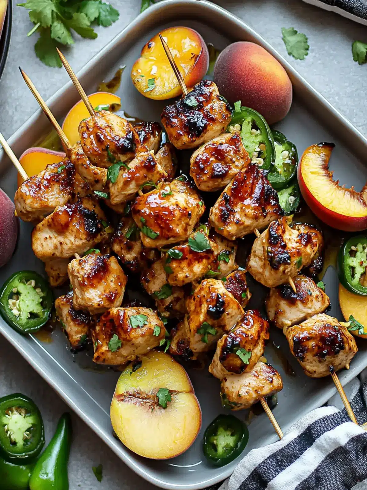 Jalapeno Peach Chicken Skewers: Flavor-Packed Summer Treats 5 Jalapeno Peach Chicken Skewers