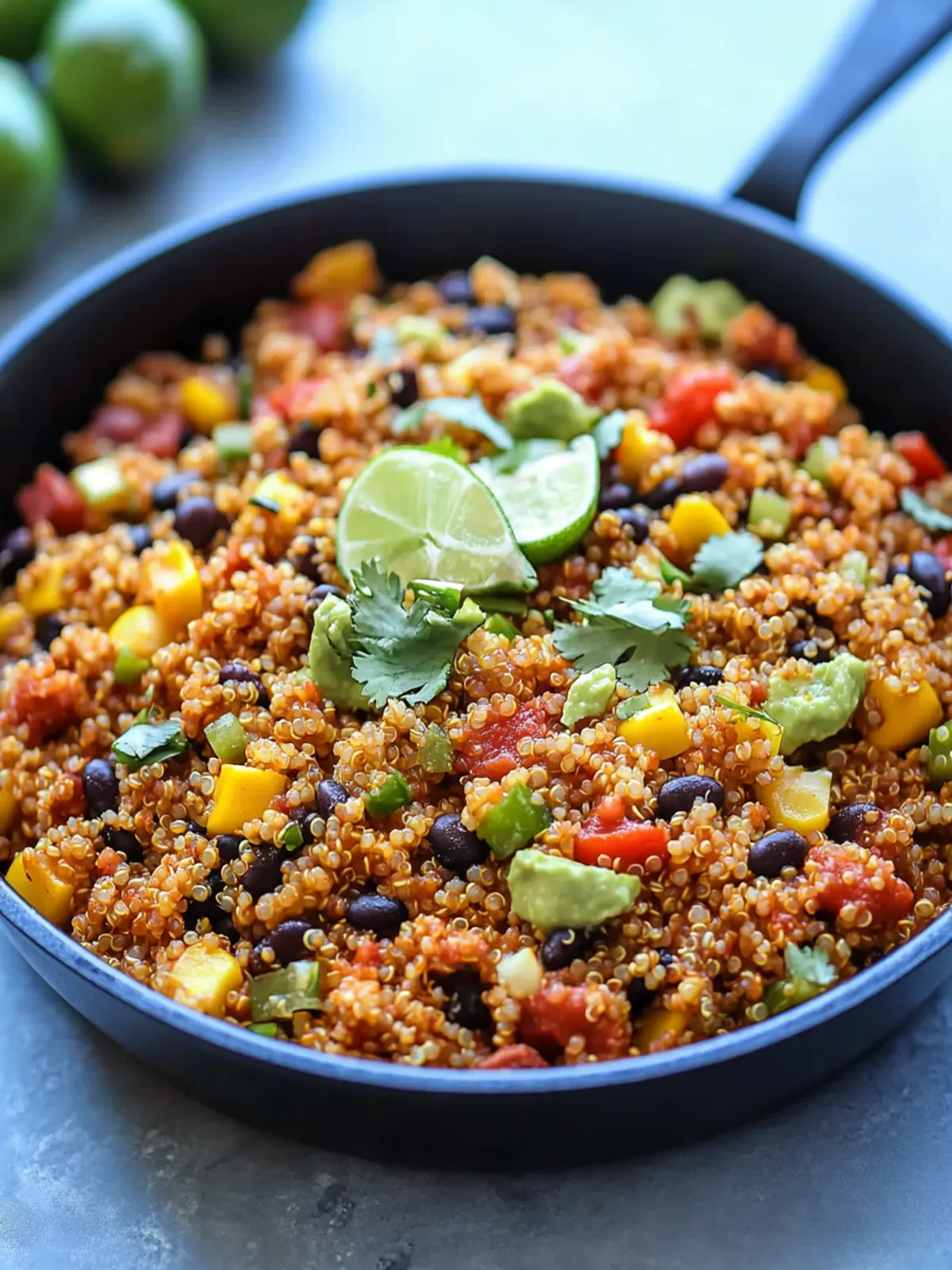 One Pan Mexican Quinoa: A Quick, Flavor-Packed Meal! 2 One Pan Mexican Quinoa