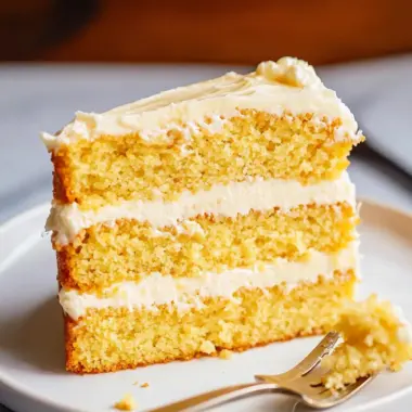 Irresistible Layered Cornbread Cake with Honey Butter Frosting 9 Layered Cornbread Cake with Whipped Honey Butter Frosting