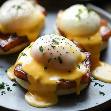 Indulge in Pork Belly Eggs Benedict for a Brunch Delight 9 Pork Belly Eggs Benedict