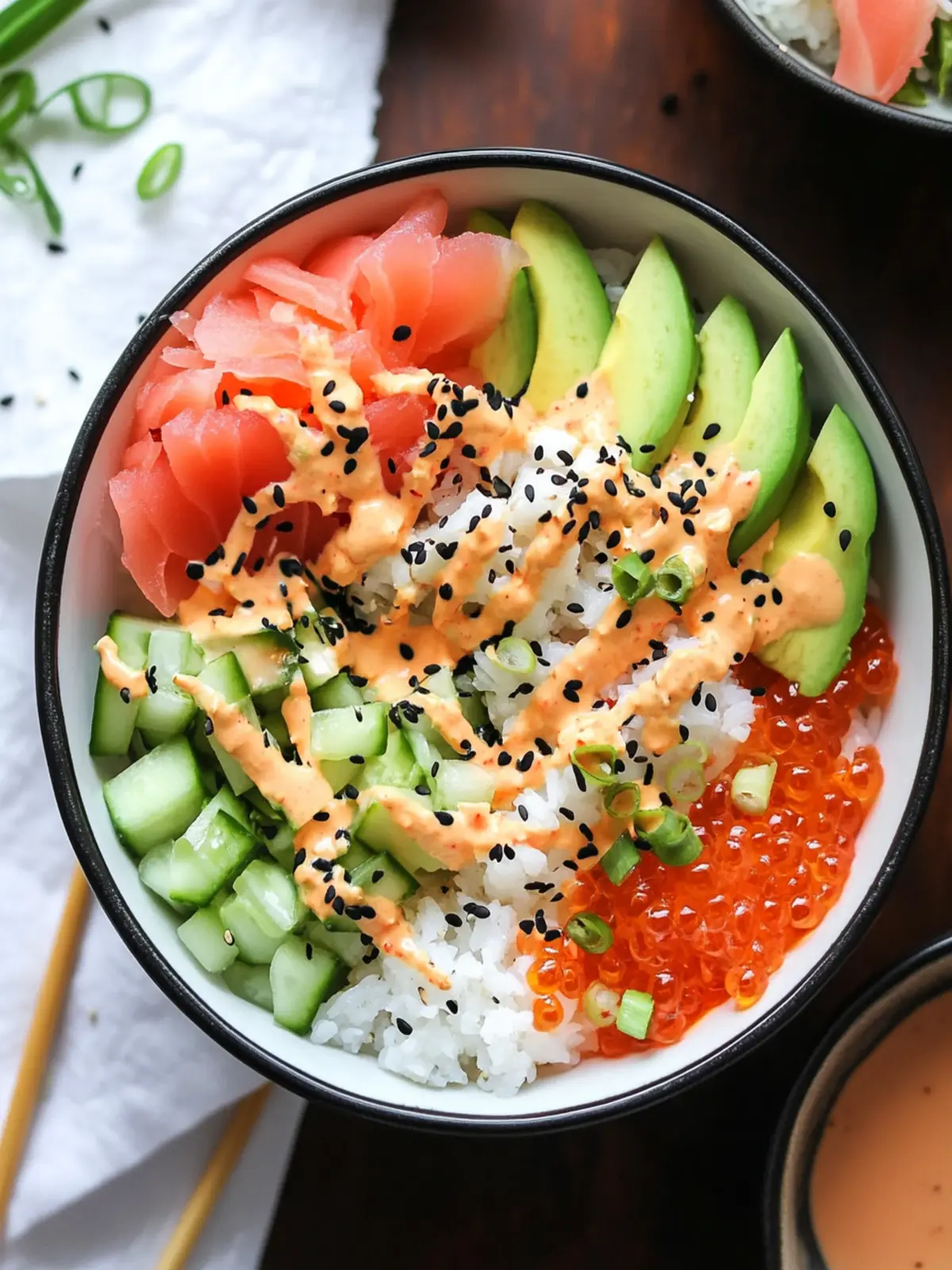 California Roll Sushi Bowls: Easily Unleash Homemade Flavor 3 California Roll Sushi Bowls