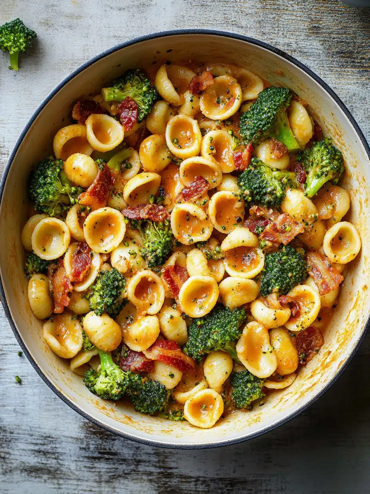 Savor Spicy Bacon Broccoli Orecchiette in Just 25 Minutes 2 Spicy Bacon Broccoli Orecchiette