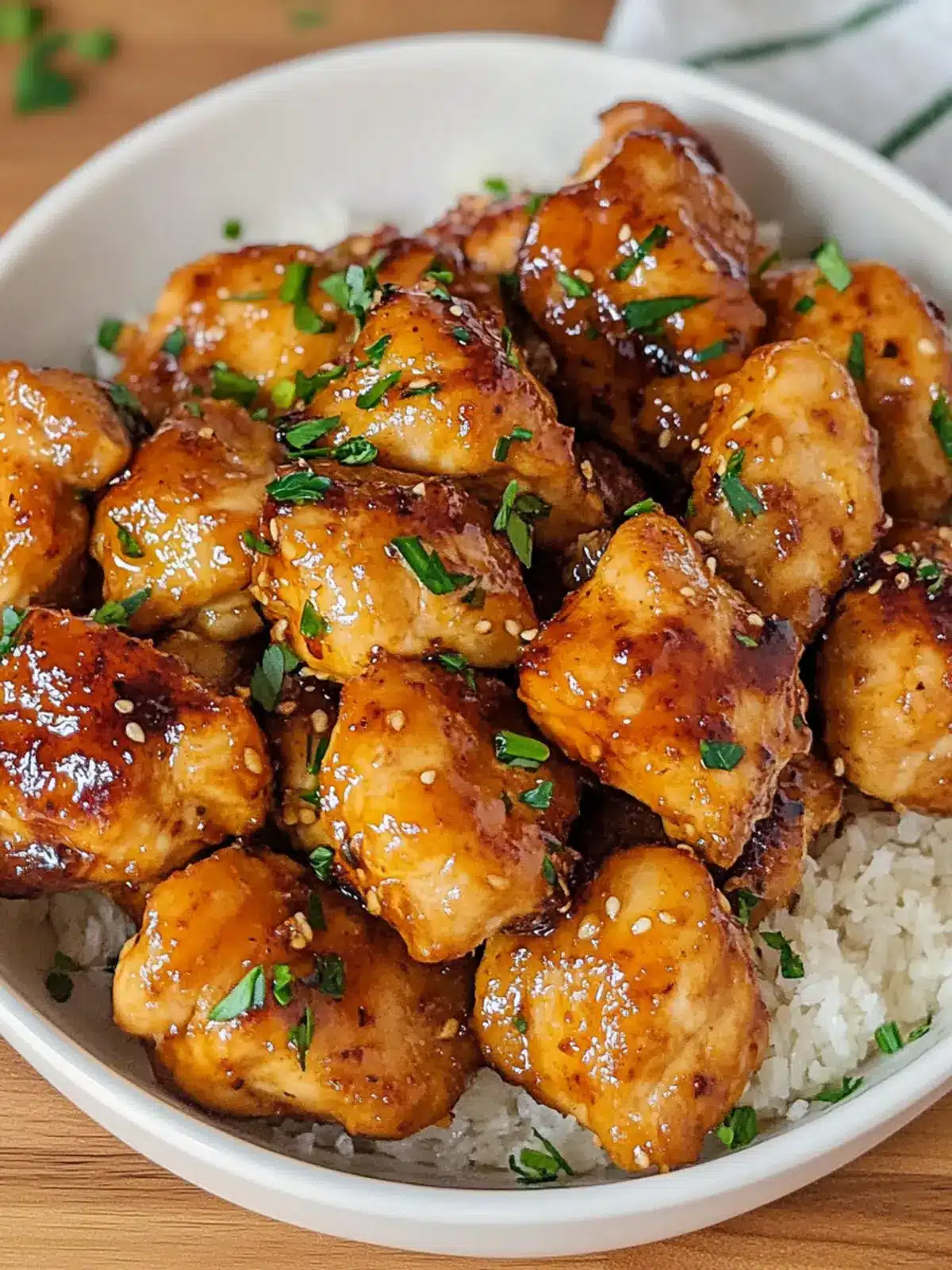 Irresistible Honey Garlic Chicken Bites in Just 20 Minutes 4 Honey Garlic Chicken Bites