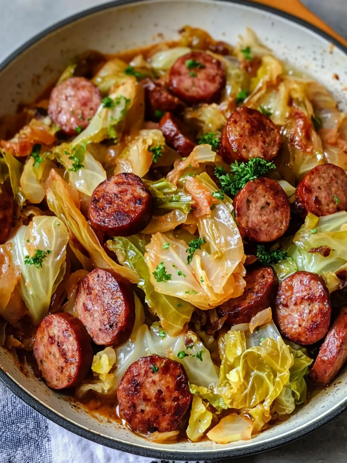 Slow Cooker Cabbage and Sausage: A Heartwarming Dinner Delight 5 Slow Cooker Cabbage and Sausage