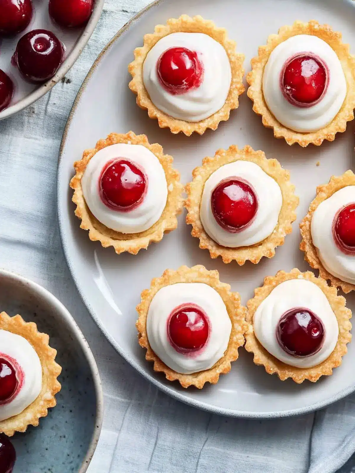 Delicious Mini Cherry Bakewell Tartlets for Sweet Moments 5 Mini Cherry Bakewell Tartlets