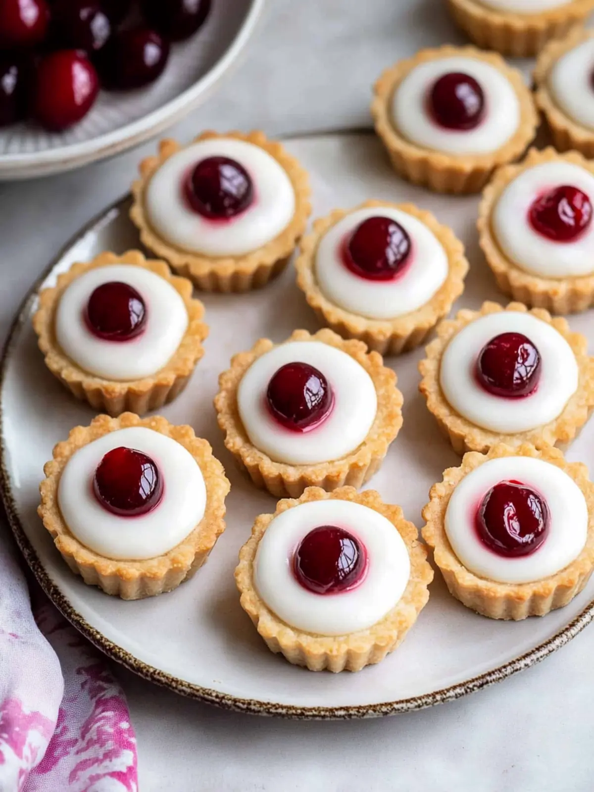 Delicious Mini Cherry Bakewell Tartlets for Sweet Moments 2 Mini Cherry Bakewell Tartlets