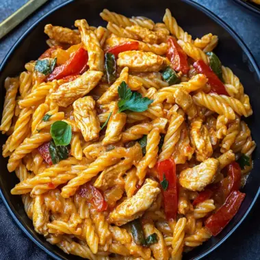 Creamy Chicken Fajita Pasta: A Weeknight Flavor Fiesta 9 Creamy Chicken Fajita Pasta