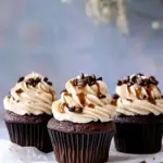 Indulge in Chocolate Espresso Cupcakes with Salted Caramel Buttercream 11 Chocolate Espresso Cupcakes with Salted Caramel Buttercream