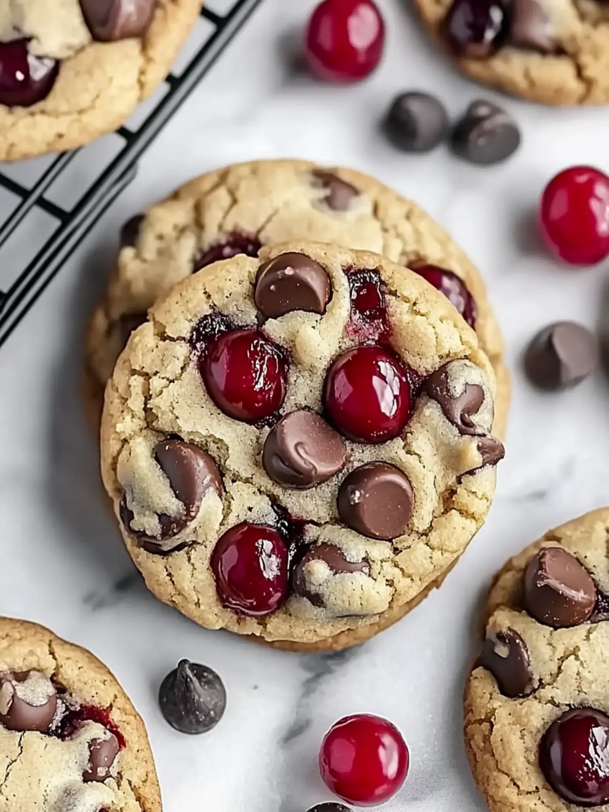 Irresistible Classic Maraschino Cherry Choco Chip Cookies 5 Classic Maraschino Cherry Choco Chip Cookies
