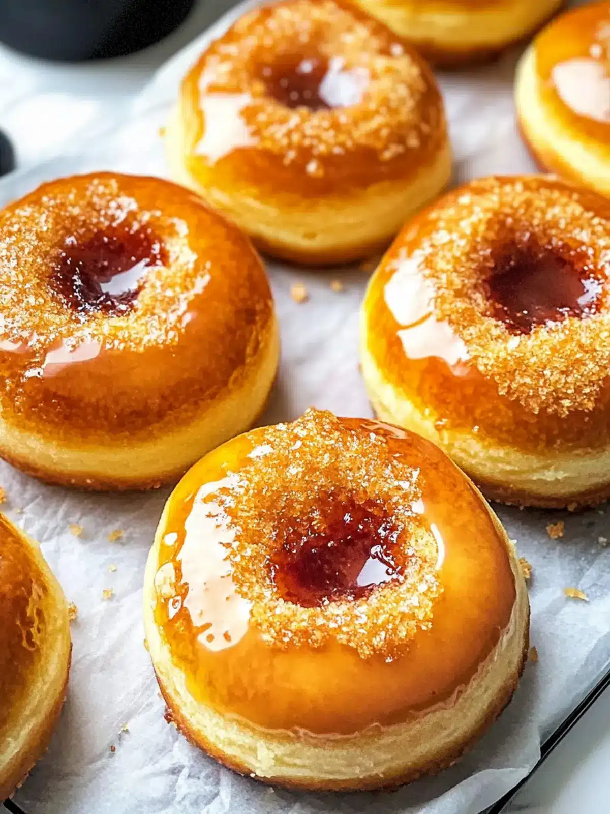 Indulge in Baked Crème Brûlée Donuts for Sweet Bliss 3 Baked Crème Brûlée Donuts