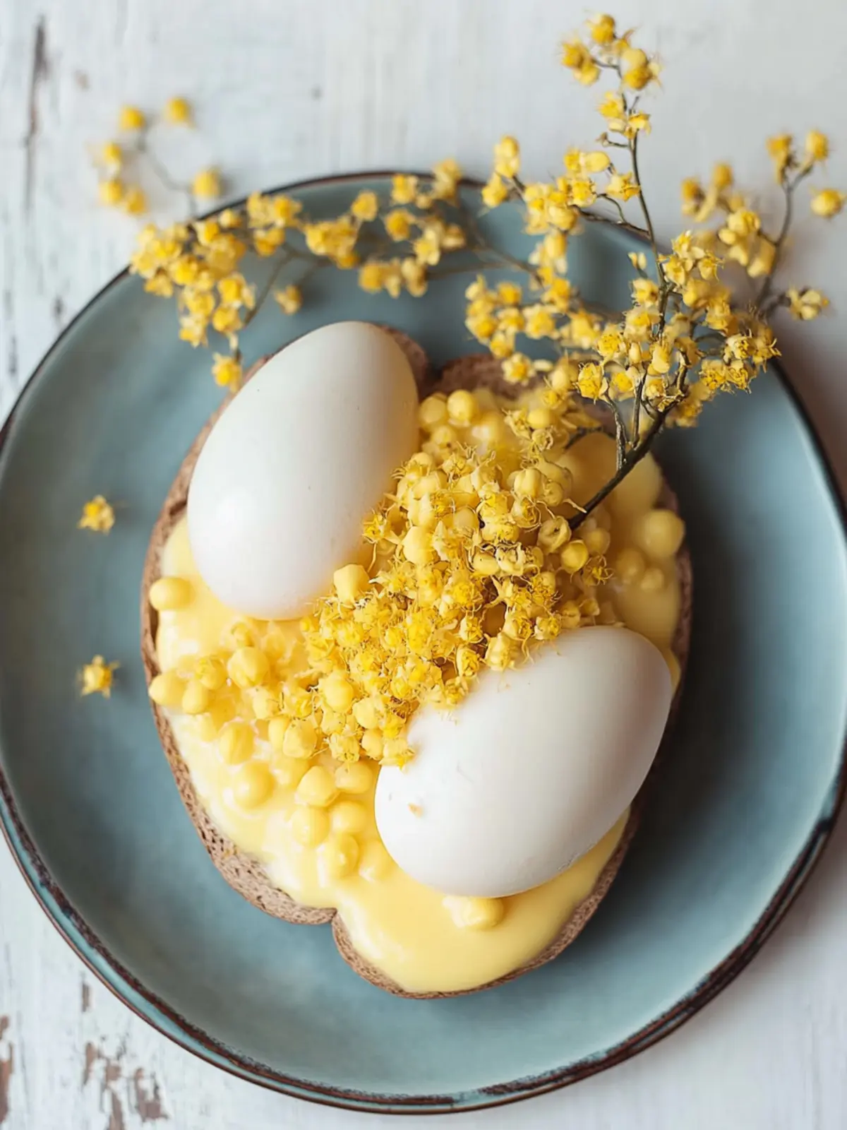 Delicious Eggs a La Goldenrod: A Cozy Homemade Breakfast Treat 2 Eggs a la Goldenrod