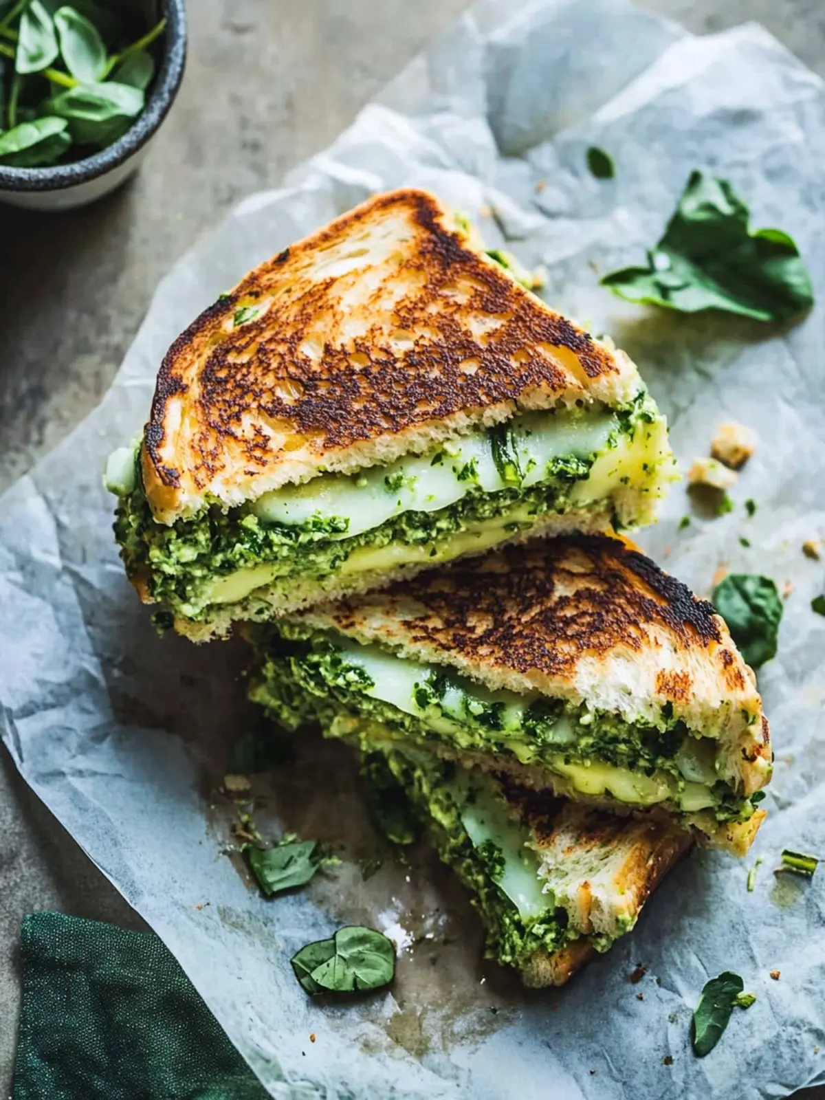 Savor the Creamy Vegan Green Goddess Grilled Cheese Delight 5 Vegan Green Goddess Grilled Cheese