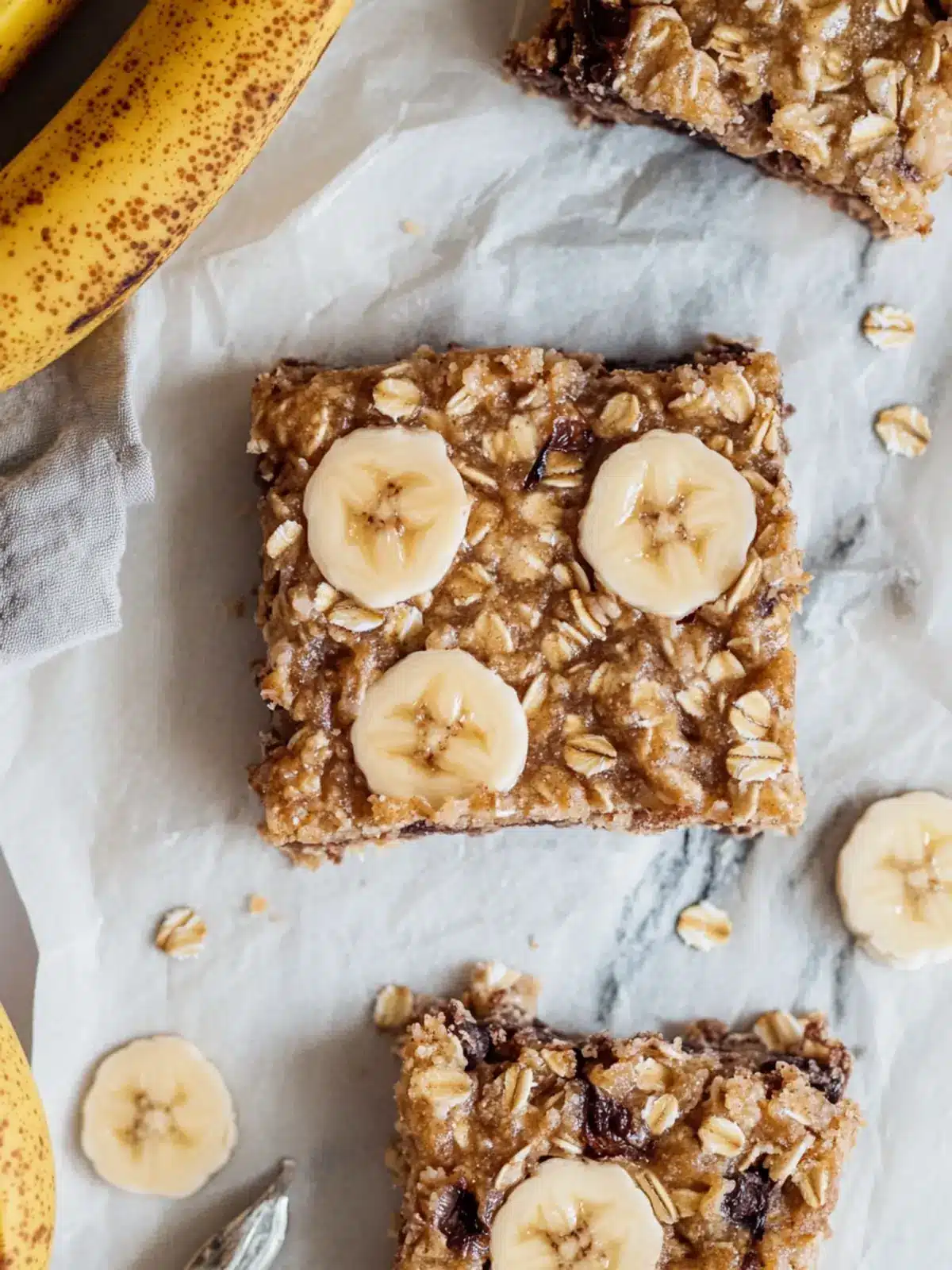 Deliciously Healthy Banana Oatmeal Bars You’ll Love to Bake 4 Banana Oatmeal Bars