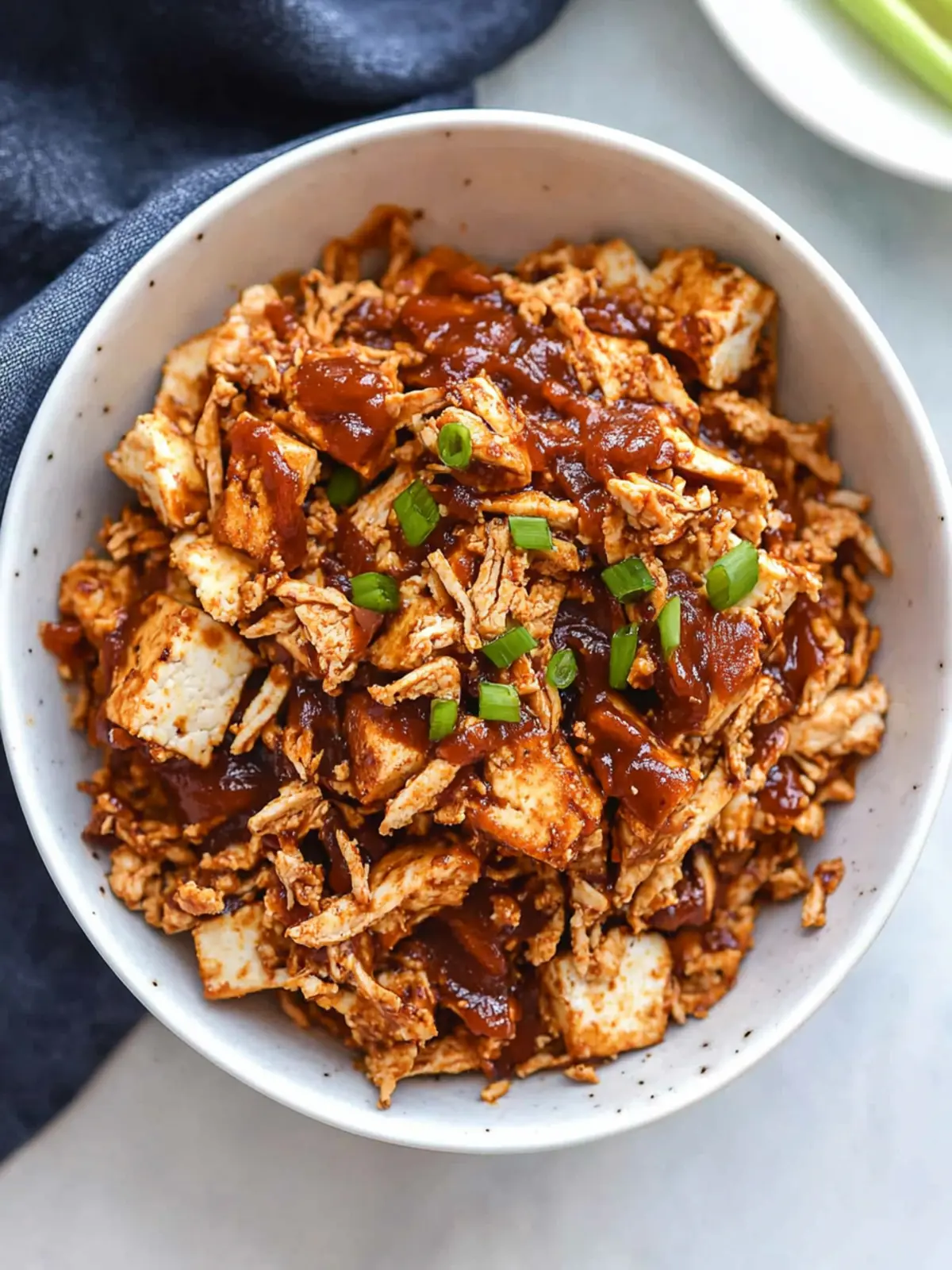 Savory Baked BBQ Shredded Tofu You’ll Crave Again and Again 5 Baked BBQ Shredded Tofu